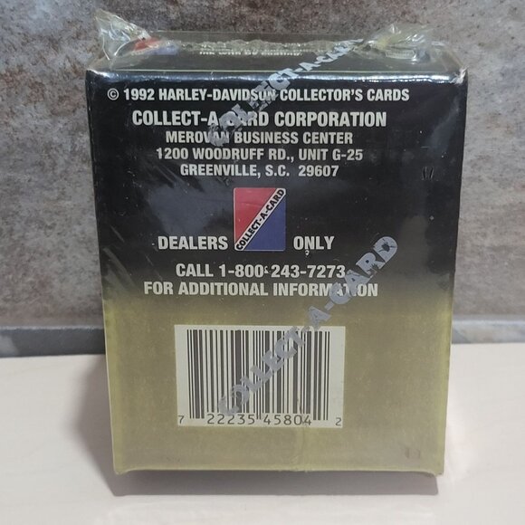 1992 Harley Davidson Factory Set 100 Premium Collectors Cards Series 2 Sealed - Picture 2 of 8